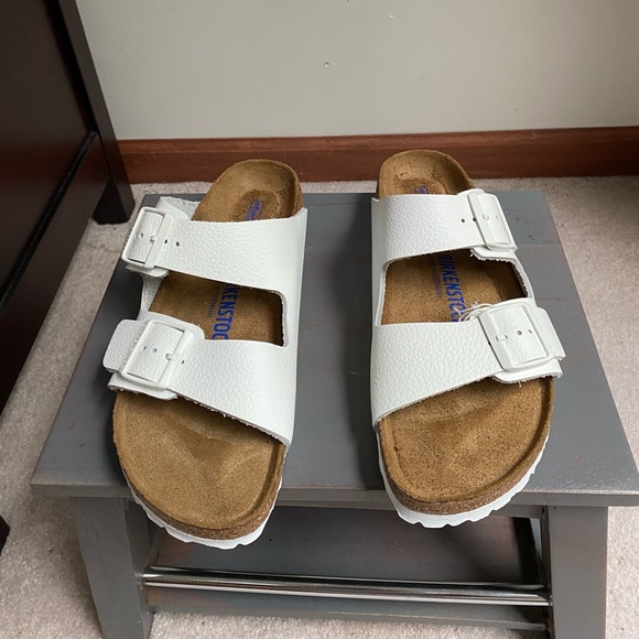 Birkenstock Women Arizona Leather Sandals NEW NWOB - Picture 2 of 11